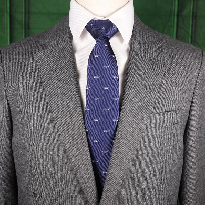 MENDEPOT Animal Pattern Necktie With Gift Box Sea Animal Pattern Tie Father's Day Birthday Gift Tie - Image 2